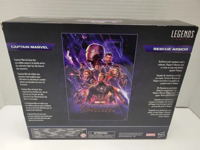 Marvel Legends Captain Marvel & Rescue Armor NEW - Photo 2
