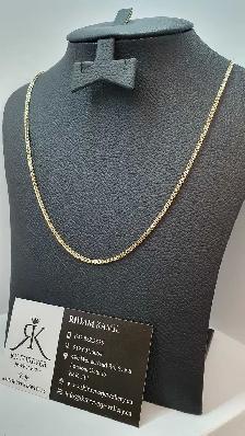 10k Tow tones gold chain # 405_6 - Photo 2