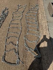 Tire chains for 22.5 tires, brand new.