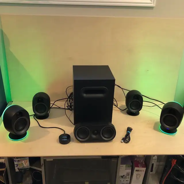 SteelSeries Arena 9 Illuminated 5.1 Gaming Speakers w Bluetooth