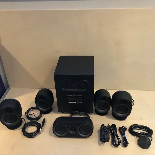 SteelSeries Arena 9 Illuminated 5.1 Gaming Speakers w Bluetooth - Photo 2