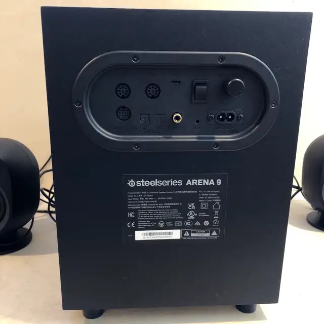 SteelSeries Arena 9 Illuminated 5.1 Gaming Speakers w Bluetooth - Photo 8