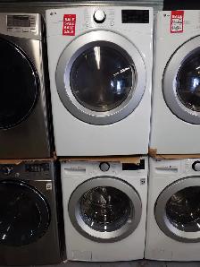 LG '27' White Front Load Washer / Dryer Set on Sale‼️