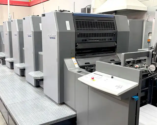 2003 Heidelberg SM74-4P3-H | Offset Press with Perfector