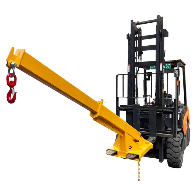 3T Mobile Crane Lifting Hoist Truss Jib Boom Hook 170056 - Photo 4