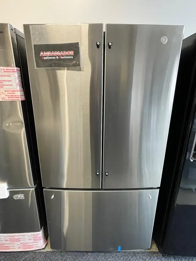 NEW 36" GE French Door Fridge (27.0 Cu.Ft) Interior Water & Ice) - Photo 2