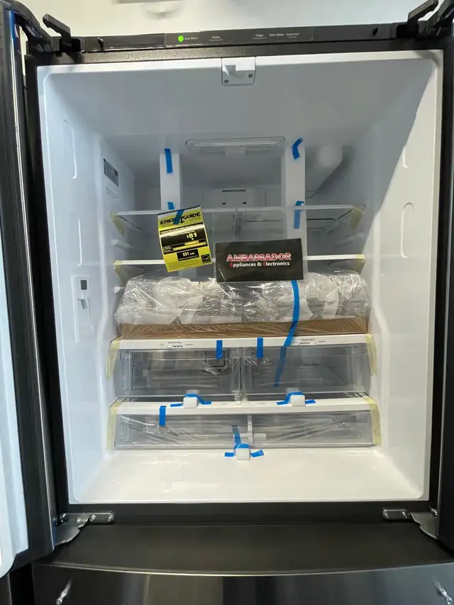 NEW 36" GE French Door Fridge (27.0 Cu.Ft) Interior Water & Ice) - Photo 4
