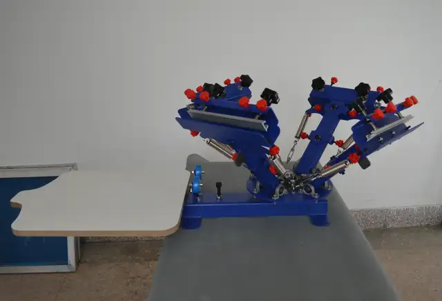 Micro-adjust Table Type 4 Color 1 Station Press Printer 006522 - Photo 8