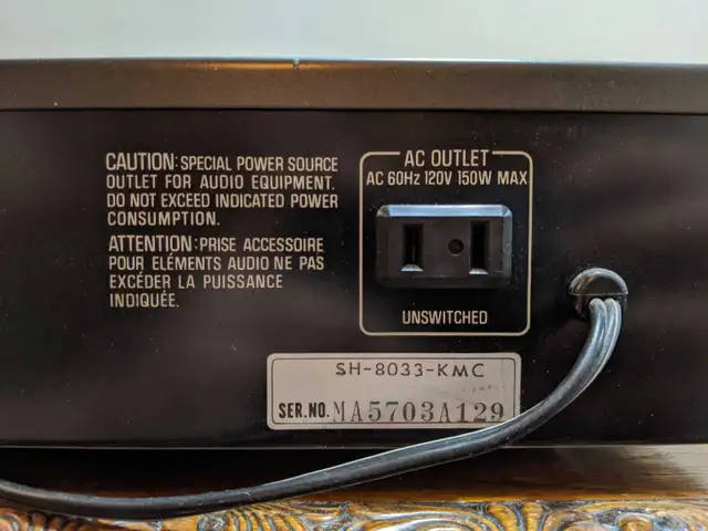 Classic Technics SH-8033 Stereo Graphic Equalizer - Photo 6