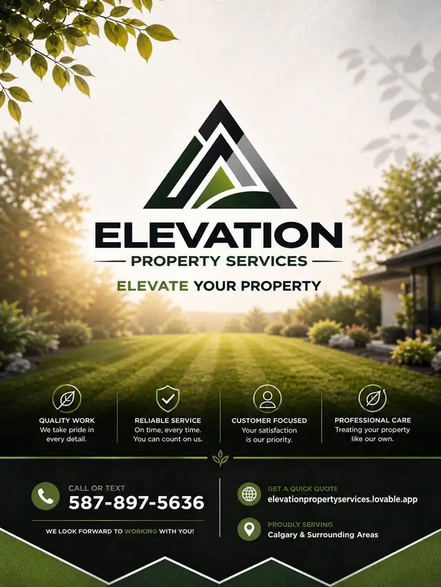 Lawn maitnence Calgary and surrounding areas!