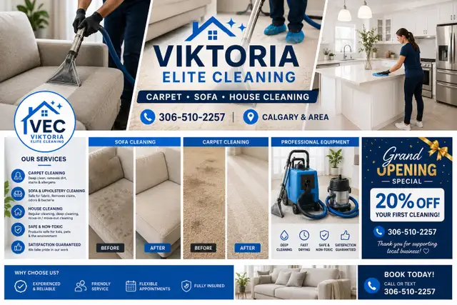 Professional Cleaning Services in Calgary ✨