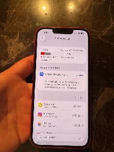 iPhone 14 128gb red