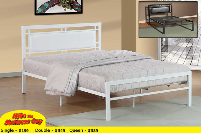 MIKE HAS A LARGE VARIETY OF SINGLE,DOUBLE,QUEEN BEDS!