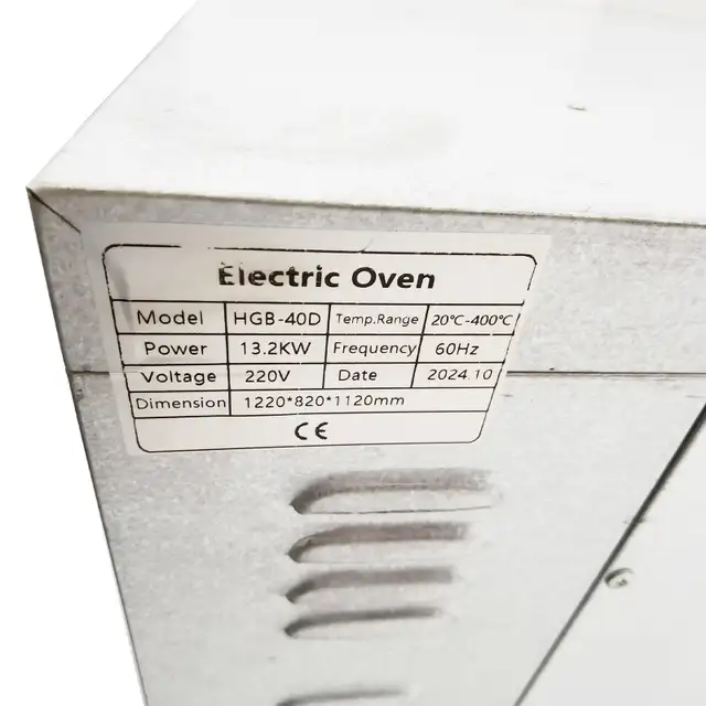 Commercial Movable Double Pizza Oven 4 Baking Sheets 220V 056986 - Photo 7