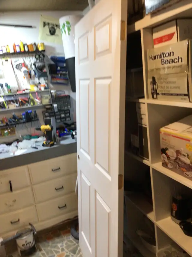 Inside door room