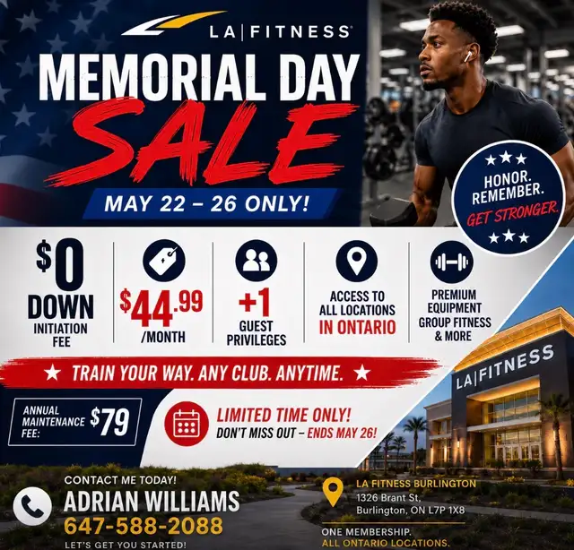 MEMORIAL DAY SALE IS HERE