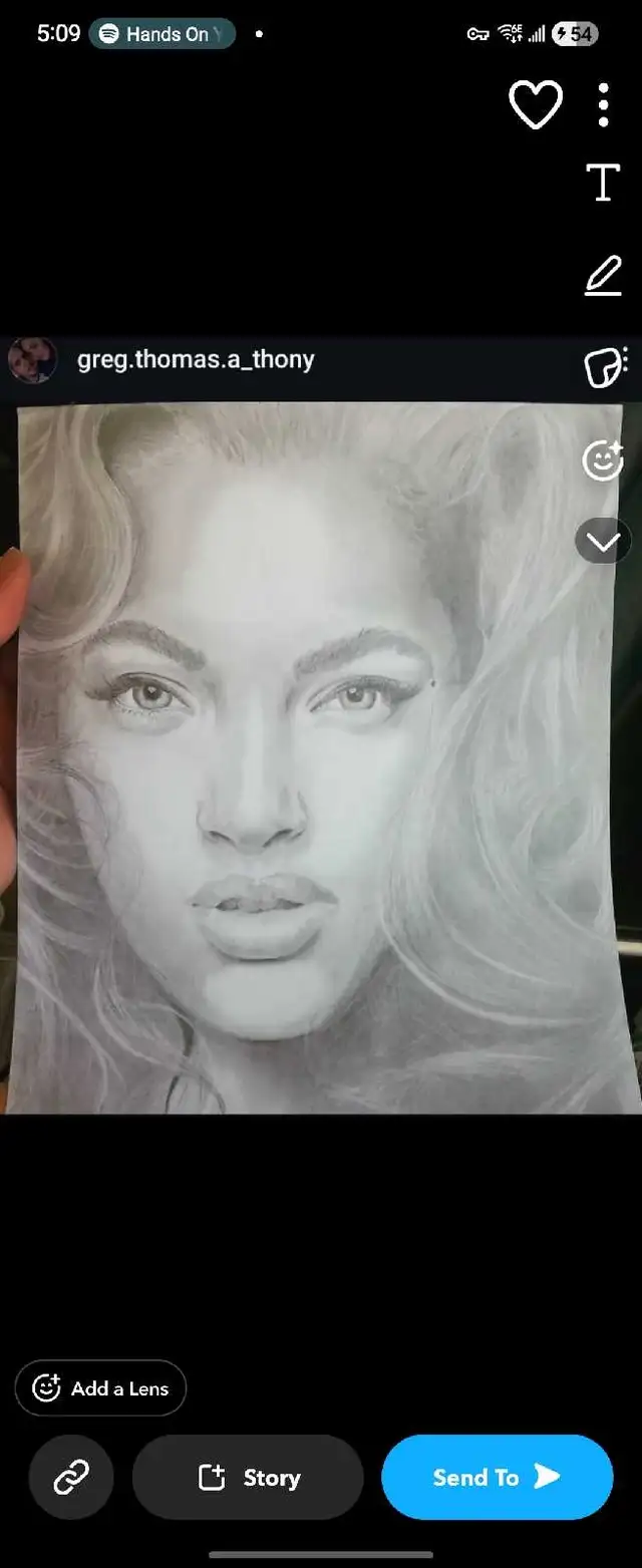 Portraits/ HB pencil  drawings for sale 9x12