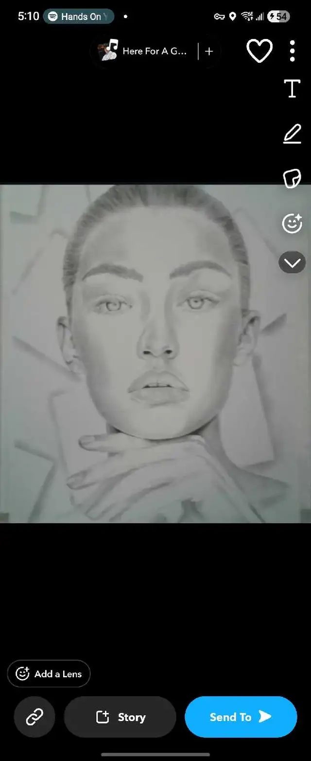 Portraits/ HB pencil  drawings for sale 9x12 - Photo 3