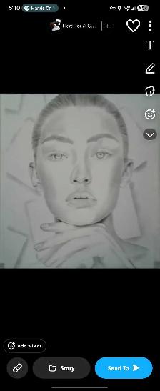 Portraits/ HB pencil  drawings for sale 9x12 - Photo 3