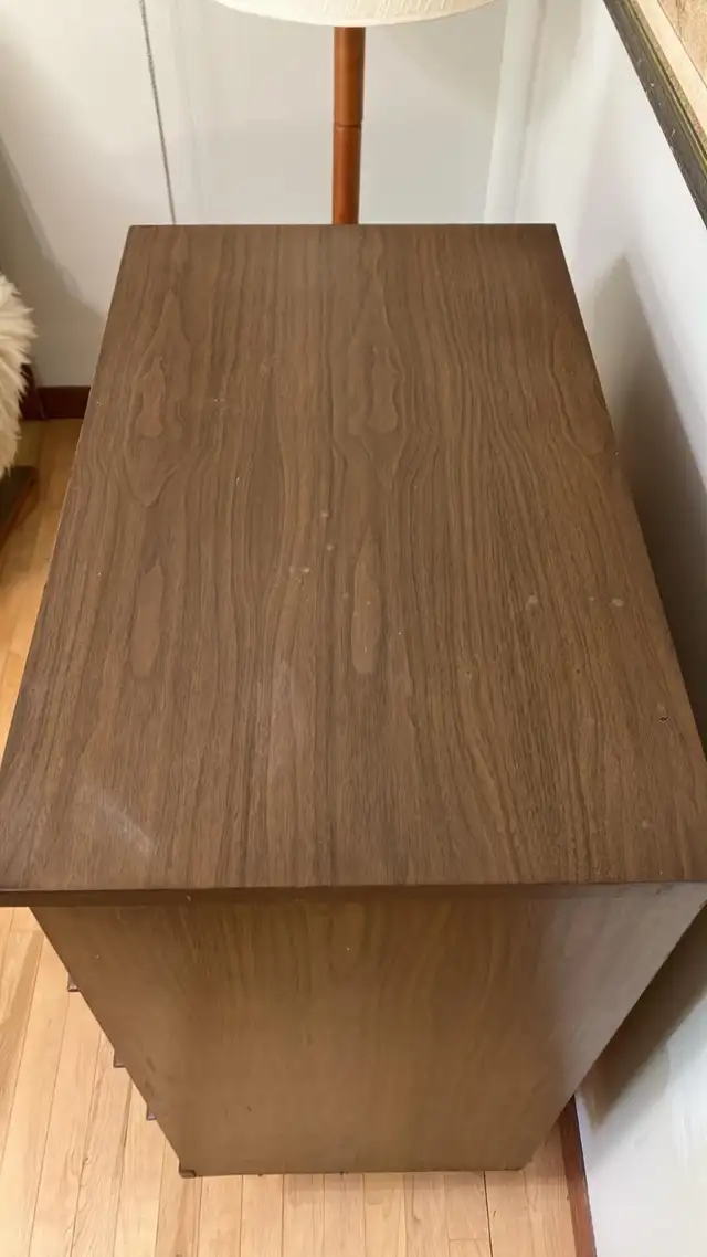 Mid century modern. Commode 4 tiroirs. Teak teck lamp NOT for sa - Photo 2