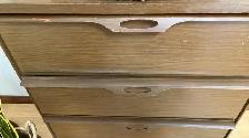 Mid century modern. Commode 4 tiroirs. Teak teck lamp NOT for sa - Photo 4