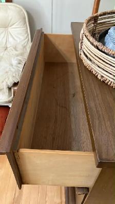 Mid century modern. Commode 4 tiroirs. Teak teck lamp NOT for sa - Photo 7