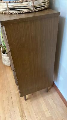 Mid century modern. Commode 4 tiroirs. Teak teck lamp NOT for sa - Photo 8