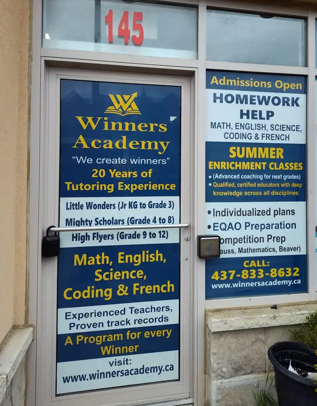 MATH, ENGLISH, SCIENCE, FRENCH TUTORING AT DIXIE & COUNTRYSIDE