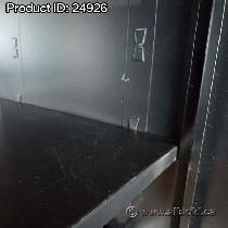 Prosource Black 2 Door Storage Cabinet 36' x 18' x 72.5' - Photo 3