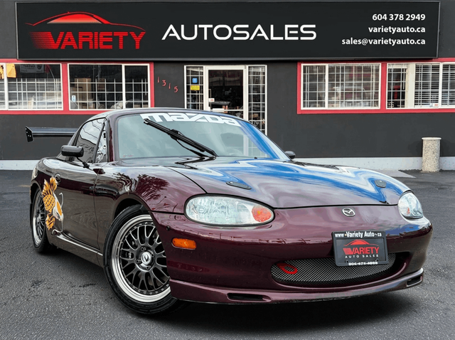 2000 Mazda MX-5 Miata 2dr Conv Manual, Coilovers | Air Intake |