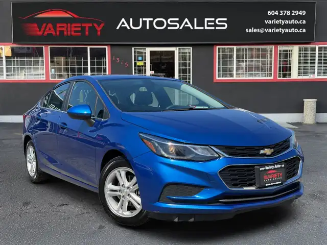 2017 Chevrolet Cruze 4dr Sdn 1.4L LT w/1SD, Fuel Efficient, FREE
