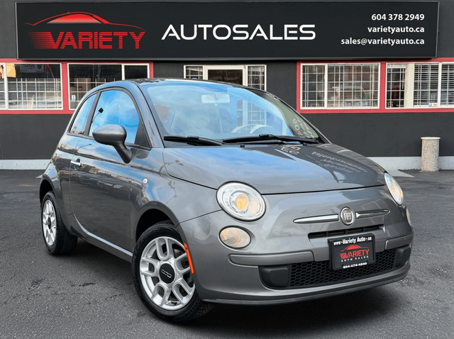 2012 Fiat 500 2dr HB Pop, Auto| Fuel Efficient | Fun to Drive, F