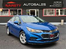 2017 Chevrolet Cruze 4dr Sdn 1.4L LT w/1SD, Fuel Efficient, FREE