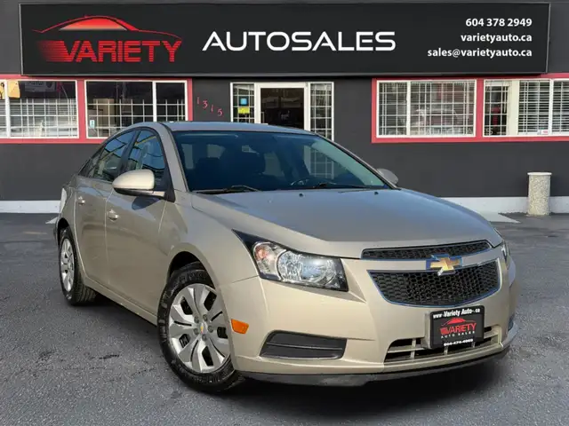 2013 Chevrolet Cruze 4dr Sdn LT Turbo w/1SA, Low KM, Fuel Effici