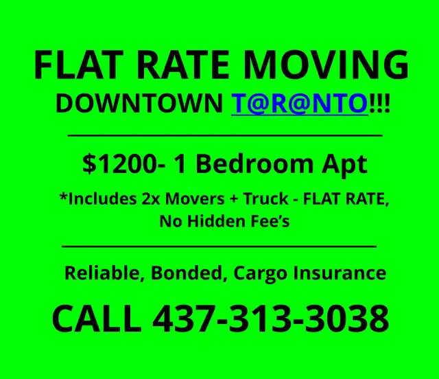 FLAT RATE MOVING COMPANY DOWNTOWN TORONTO SCARBOROUGH YORK - Photo 2