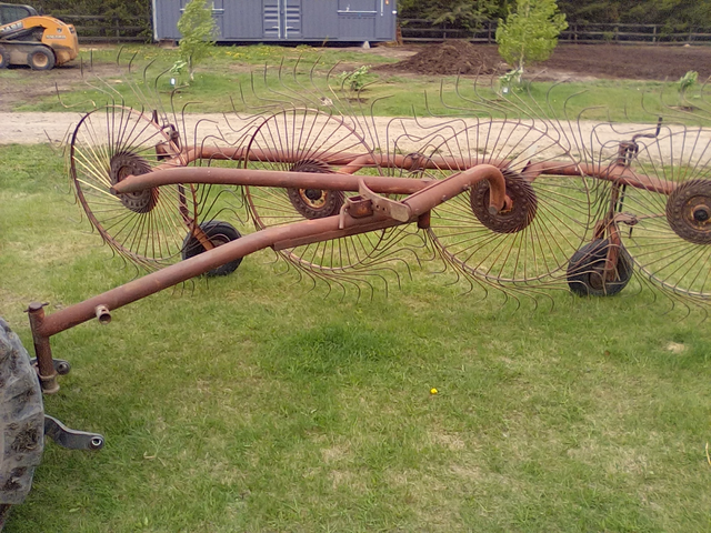 4 Wheel Hay Rake for sale!