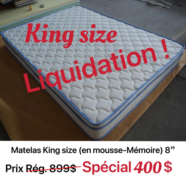 LE PLUS BAS PRIX!! Des matelas en liquidation!! - Photo 2