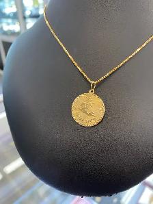 14K Gold Aquarius Pendant - Photo 2