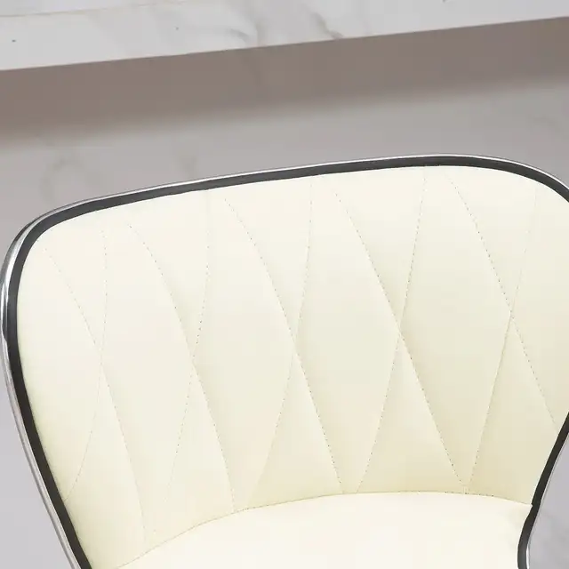 Adjustable Height  Bar Stools Set of 2 (Gold and White)Delivered - Photo 10