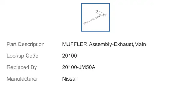 Muffler Nissan  Rogue 2008/2010  Honda - Photo 2