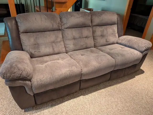 Recliner couch and loveseat - Photo 3