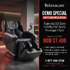 FUJIIRYOKI 5D ZERO GRAVITY FULL BODY MASSAGE CHAIR