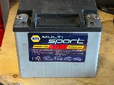 NAPA 12V Multisport Battery AGM Motorcycle, ATV. Excellent Shape