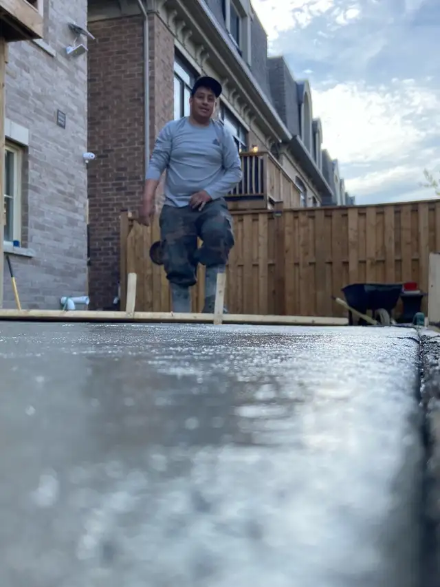 fresh CONCRETE Stamp/Broom finish summer deals. 647-295-2908 - Photo 4