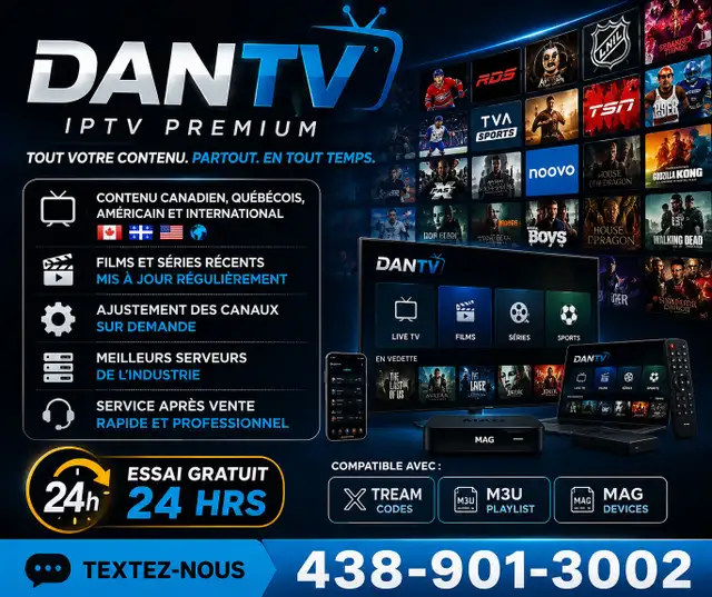 Films, Série, Canaux CAN,US,Monde,XXX, Firestick,Mag