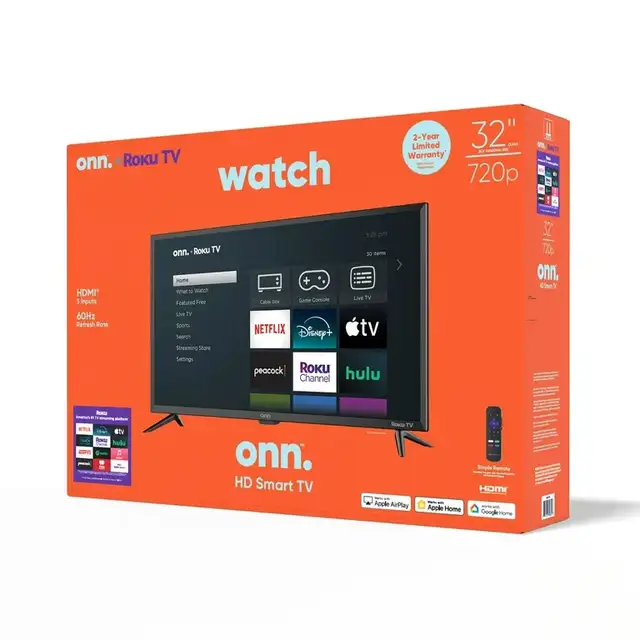 roku tv 32inch with box and remote