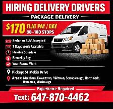 Amazon Delivery Driver with experience