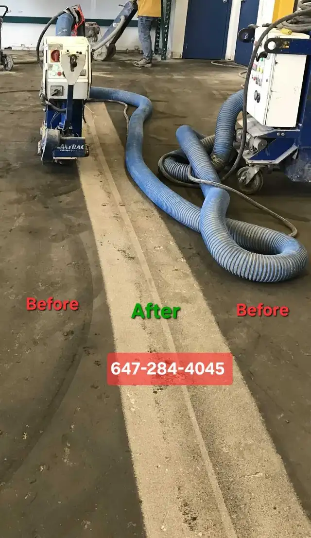 Shot Blasting Concrete Flooring