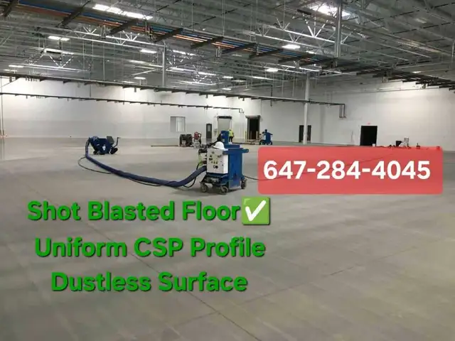 Shot Blasting Concrete Flooring - Photo 3