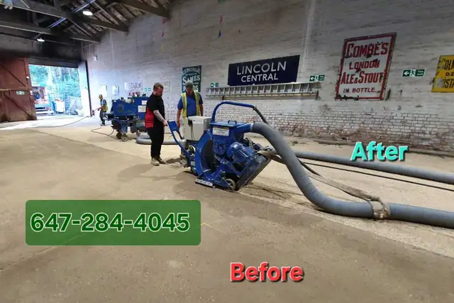 Shot Blasting Concrete Flooring Toronto - Photo 2